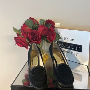 Michael Kors Black Wedges